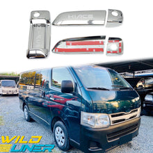 3pcs Chrome Door Handle Covers For Toyota Hiace Commuter VAN 2005-2018