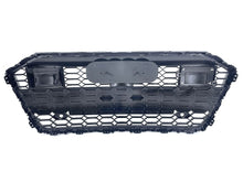 RS6 Style Black Front Bumper Grill for Audi A6 C8 S6 2019-2024 with ACC