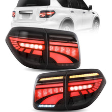 Pair LED Tail Lights For 2010-2019 Nissan Patrol Y62 w/Sequential Signal