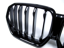 Glossy Black Single Slat Front Kidney Grille Grill for BMW X6 G06 2020-2023 fg116
