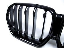 Glossy Black Single Slat Front Kidney Grille Grill for BMW X6 G06 2020-2023 fg116
