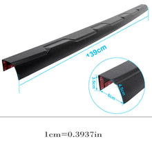Matt Black Tailgate Cover Rail Guard Protector Trim For Ford Ranger PX2 MK3 2015-2022