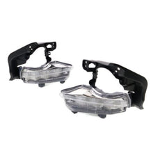 DRL LED Daytime Running Light Fog Lamp Bezels For Toyota Kluger 2014 2015 2016