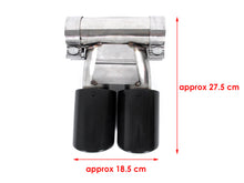 Carbon Fiber Exhaust Tips Fit For Porsche 718 Boxster 982 Cayman 2017-2024