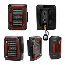 Rear Brake LED Tail Lights Stop Turn Signal Lamp for Jeep Wrangler JK JKU 2007-2018