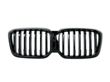 For 2022+ BMW X3 G01 X4 G02 Glossy Black Front Kidney Grille Grill w/ Camera fg214