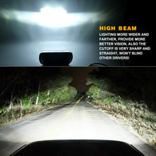 2PC 7x6'' 5x7'' inch LED Headlights Hi/Lo/DRL for 1983-2004 Toyota Hilux Pickup