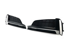 Pair Front Bumper Fog Light Lower Grilles For Audi A5 / S5 S-Line 2017-2019