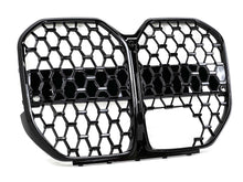 For 2022-2025 BMW G26 4-Door Gran Coupe Black Diamond Front Bumper Kidney Grille