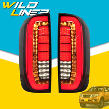 Smoke Black LED Tail Rear Lamp Lights For Nissan Navara NP300 D23 2015-2023 w/ Sequential Turn Signal