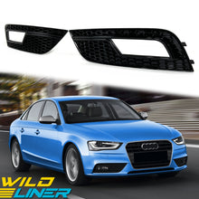 Pair Front Bumper Fog Light Covers For Audi A4 B8.5 Non-S-Line 2013-2016
