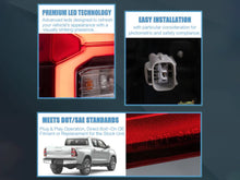 Red LED Tail Lights Rear Lamp For Toyota Hilux SR5 2015-2020