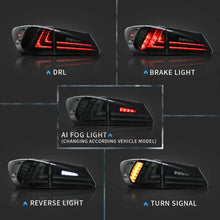 Smoked Led Tail lights For Lexus IS250 350 IS F 2006-2014 Rear Lamp Assembly