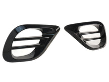 Black Fog Light Grille Bezels Air Vent Cover for Mercedes W213 S213 A238 C238 AMG Line Facelift 2021-2023 pz99