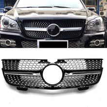 Black Diamond Front Grille For Mercedes GL-Class X164 GL450 2007-2012 GL350 2010-2012