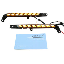 2X LED Daytime Running Light Flowing Turn Signal For Toyota Hilux Revo 2020-2021