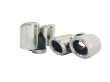 Stainless Chrome Muffler Tips Fit Land Rover Defender L663 90/110 P300 P400 Petrol