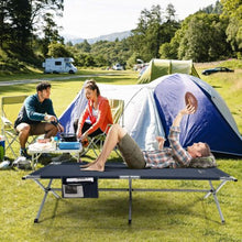 Outdoor Portable Folding Camping Bed Aluminum Single Cot Strecther Military Bed