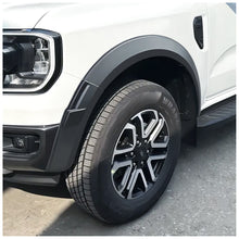 4pcs Front Fender Flares Black Wheel Arch Guard For Ford Ranger PY NEXT GEN SPORT 2022-2025 w/o Sensor Cutout