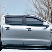 Weathershields Window Visors For Ford Ranger 2012-2022 Dual Cab PX PX2 PX3 Black