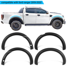 6x Slim Fender Flares Matte Black Guard For Ford Ranger PX3 MK3 2019-2022 Wildtrak