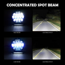 Pair 7'' Inch Round LED Headlights Hi/Lo Sealed Beam DRL Headlamps For Nissan Patrol GQ