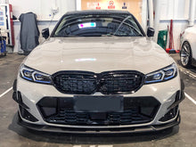 For 2023+ BMW 3-Series G20 M340i Black Diamond Front Kidney Grille Grill