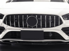 Black/Silver GTR Style Front Grill Grille for Mercedes CLA C118 CLA180 CLA200 CLA250 CLA35 2020-2023 fg141