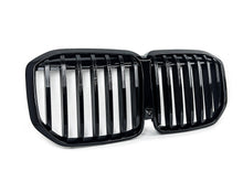 Gloss Black Front Grille Single Slat for BMW X7 G07 LCI 2023 2024