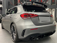 Gloss Black Rear Bumper Side Air Vents For Mercedes W177 Hatchback A35 A45 AMG 2019-2023