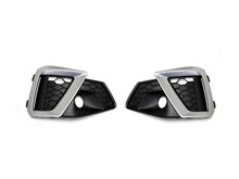 Chrome Fog Light Grill Cover for Audi A4 B9 Sline 2020 2021 2022