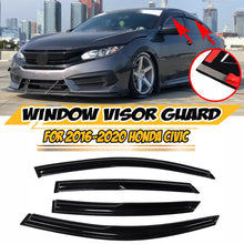 Weather Shield Weathershield Window Visor for Honda Civic Sedan 2016-2021