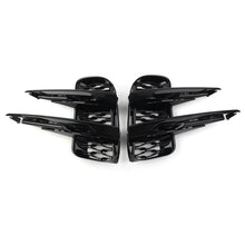Pair Black Front Bumper Fog Light Grille Cover Bezels For Land Rover Range Rover Evoque L551 2019-2025