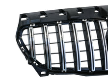 Silver GTR Grille Front Bumper Grill for Mercedes CLA C117 2013-2016 w/o Camera fg20