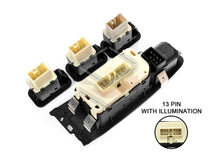 Power Master Window Switch + 3 Single W Light For Ford Falcon FG FGX Sedan 2008-2016