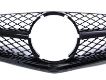 Gloss Black Honeycomb Front Grill for Mercedes W204 Sedan C63 AMG 2008-2011 Pre-LCI