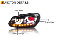 Demon Eyes LED Headlights for VW Golf 6 MK6 2010-2013 TDI TSI