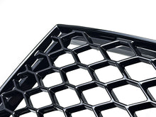 Pair Front Bumper Honeycomb Fog Light Grilles Audi RS4 2013-2015