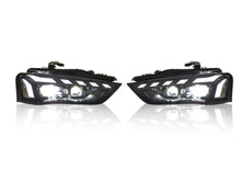 Pair LED Headlights w/ Sequential Turn Signals for 2013–2016 Audi A4 S4 B8.5