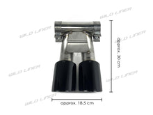 Black Exhaust Tips Tailpipe fit for Porsche 981 Cayman Boxster 2013-2016 et181