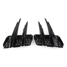 Pair Black Front Bumper Fog Light Grille Cover Bezels For Land Rover Range Rover Evoque L551 2019-2025