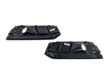 All Black Fog Light Grille Covers Left+Right Audi A4 B9 S-Line S4 2017-2019