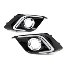 DRL LED Daytime Running Light Fog Lamp w. Turn Signal for MAZDA 3 AXELA 2014-2015
