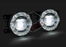 Pair LH+RH Fog Light Driving Lamp Halo LED For Holden Commodore VE S1 2006-2010