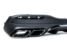GLS63 Style Rear Diffuser w/ Black Exhaust Tips for Mercedes GLS X166 LCI 2016-2018