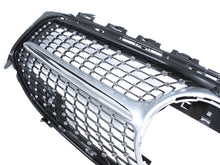 Black/Silver Diamond Front Grill for Mercedes CLA C118 2020-2023 fg94