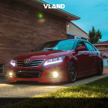 Pair LED Headlights Projector Sequential For Toyota Camry Sedan Hybrid 2010-2011