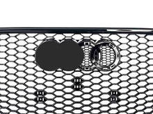 RS4 Style Gloss Black Honeycomb Front Grille For Audi A4 S4 B8.5 2013–2016