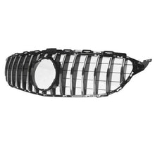 Chrome GTR Front Grill Grille w/o Camera for Mercedes C-Class W205 S205 2015-2018