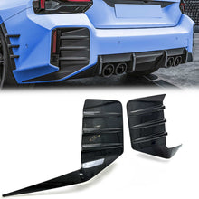 Dry Carbon Fiber Rear Bumper Side Vent Canards for BMW M2 G87 2023 2024